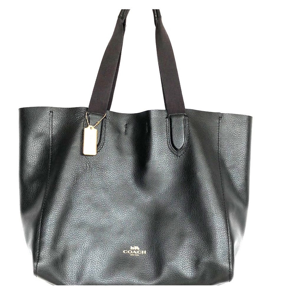 Black Coach Tote and Wallet